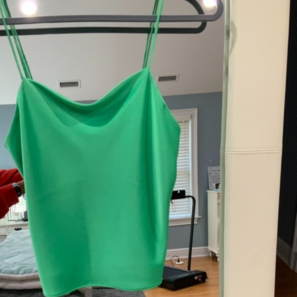 Alice & Olivia green camisole
